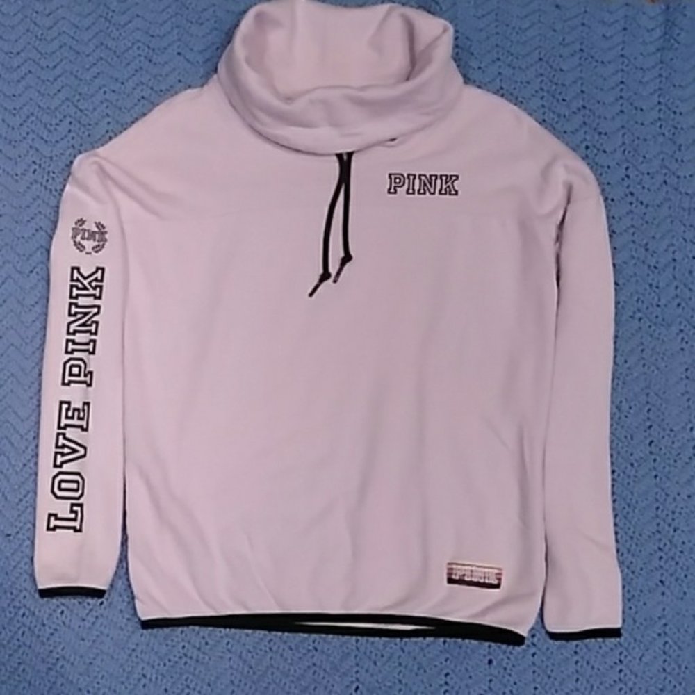 PINK lilac cowlneck sweatshirt.  Size xs.